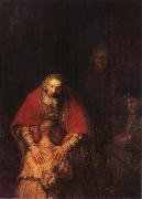 REMBRANDT Harmenszoon van Rijn The Return of the Prodigal son oil painting artist